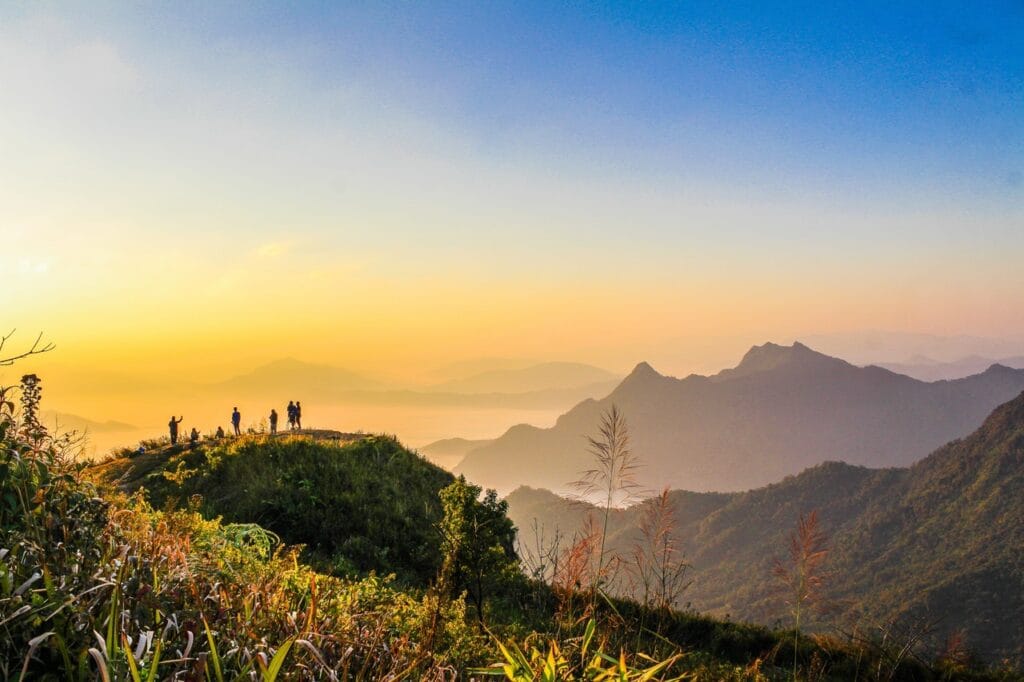 Services 3 photo of people standing on top of mountain near grasses 733162
